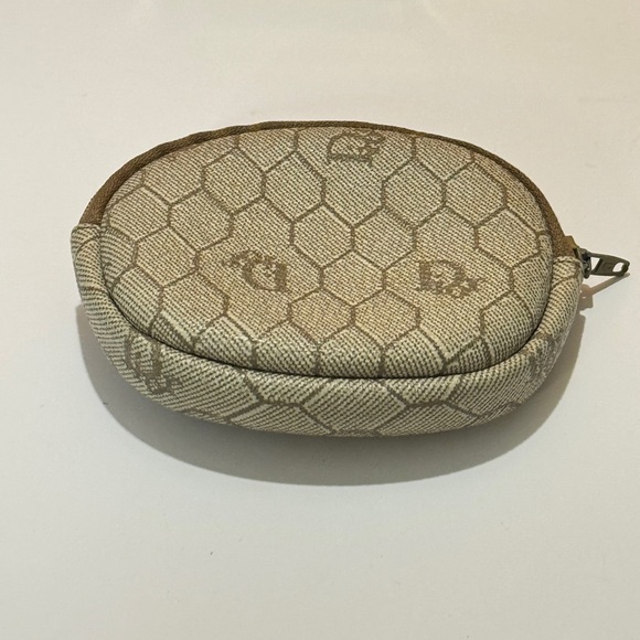 Dior Brown and Tan Coin Pouch - Picture 14 of 15